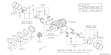 Diagram for 2008 Subaru Impreza STI Rod Bearing - 12108AA890