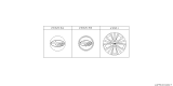Diagram for Subaru Legacy Wheel Cover - 28811AJ00A
