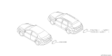 Diagram for 2011 Subaru Outback Emblem - 93033AJ000