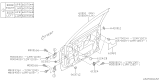 Diagram for Subaru Door Check - 61124AJ010