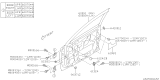 Diagram for 2010 Subaru Outback Door Check - 61124AJ010