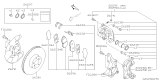 Diagram for Subaru Legacy Brake Pad Set - 26296AJ02A