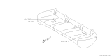 Diagram for Subaru Legacy Seat Cushion - 64320AJ03A