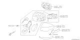 Diagram for Subaru Mirror Cover - 91054FJ020