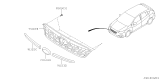 Diagram for 2020 Subaru Impreza Grille - 91122FL22A