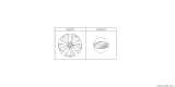 Diagram for Subaru Crosstrek Wheel Cover - 28821FL000