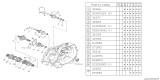 Diagram for 1994 Subaru Justy Reverse Idler Gear - 32271KA090
