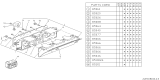 Diagram for 1991 Subaru Justy Instrument Cluster - 785033831