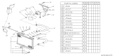 Diagram for Subaru Justy Fan Motor - 745123240