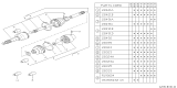 Diagram for 1994 Subaru Justy Axle Shaft Retainer - 723224080