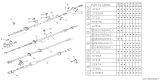 Diagram for Subaru Justy Clutch Cable - 737026302