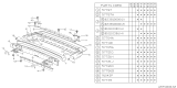 Diagram for 1991 Subaru Justy Bumper - 757794870