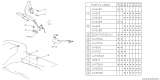 Diagram for Subaru Justy Seat Belt - 764590680