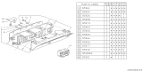 Diagram for 1994 Subaru Justy Instrument Cluster - 785001350