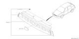 Diagram for 2002 Subaru Impreza WRX Grille - 91121FE000