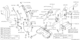 Diagram for 1999 Subaru Outback Fuel Line Clamps - 42038AC050