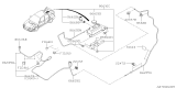 Diagram for Subaru Impreza STI Fuel Line Clamps - 42038TA080