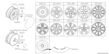 Diagram for Subaru Spare Wheel - 28111FE070