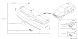 Diagram for 2005 Subaru Impreza Grille - 91121FE110