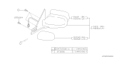 Diagram for 2000 Subaru Impreza Car Mirror - 91039FC040