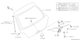 Diagram for 2006 Subaru Impreza WRX Lift Support - 63269FE000