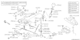 Diagram for 2005 Subaru Impreza STI Automatic Transmission Shift Levers - 35011FE000