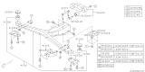 Diagram for 2004 Subaru Impreza STI Crossmember Bushing - 41322FE010