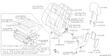 Diagram for Subaru Seat Cover - 64151FE260OE
