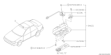 Diagram for 2000 Subaru Impreza Dome Light - 84910FA070
