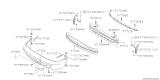 Diagram for 1993 Subaru Impreza Bumper - 57720FA000