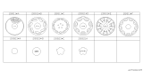 Diagram for Subaru Impreza Wheel Cover - 28811FA010