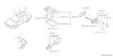 Diagram for 1997 Subaru Impreza Dome Light - 84601AA042MK