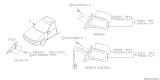 Diagram for 2000 Subaru Impreza Car Mirror - 91039FA041IT
