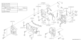 Diagram for 2004 Subaru Impreza STI Timing Cover Gasket - 13594AA011