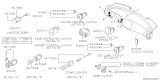 Diagram for 1998 Subaru Forester Hazard Warning Switch - 83045FC000OE