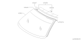 Diagram for 2000 Subaru Impreza Windshield - 65010FA563NJ