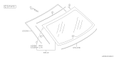 Diagram for Subaru Windshield - 65109FJ001