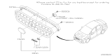 Diagram for 2018 Subaru WRX STI Grille - 91121VA150