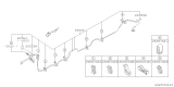 Diagram for Subaru XV Crosstrek Brake Tubing Clips - 26556FJ000