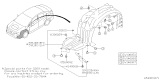 Diagram for Subaru Wheelhouse - 59110VA010