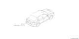 Diagram for 2008 Subaru Impreza Emblem - 93033FG000