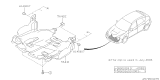 Diagram for Subaru Impreza Underbody Splash Shield - 56410AG004