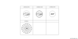 Diagram for 2011 Subaru Tribeca Wheel Cover - 28821SA030