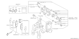 Diagram for 2008 Subaru Impreza WRX Brake Pad Set - 26696AG030