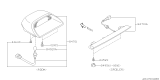 Diagram for 2011 Subaru Impreza Third Brake Light - 84701AC111ML