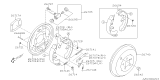 Diagram for Subaru Brake Dust Shields - 26704FG010