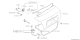 Diagram for 2009 Subaru Impreza WRX Trunk Lid Latch - 57530FG000