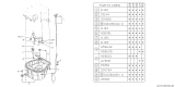 Diagram for 1992 Subaru Legacy Dipstick - 11140AA043