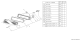 Diagram for Subaru Legacy Side Marker Light - 84910AA050