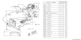 Diagram for 1994 Subaru Legacy A/C Condenser - 73020AA120